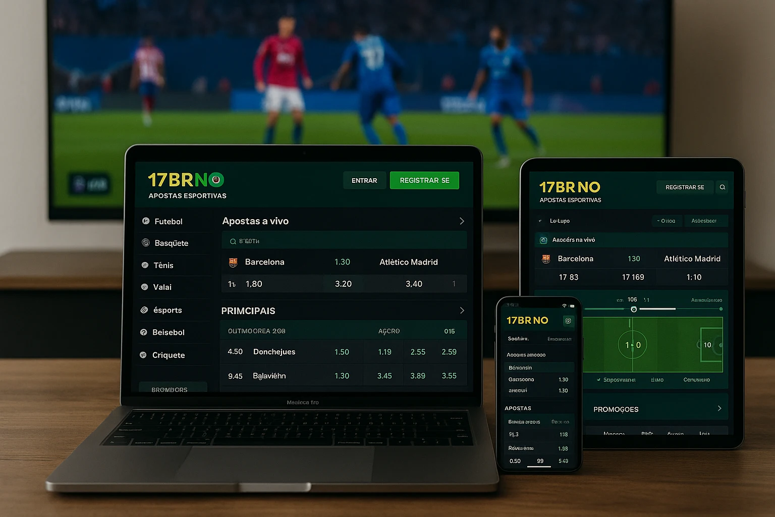 Aposte em apostas esportivas no cassino online 17BR