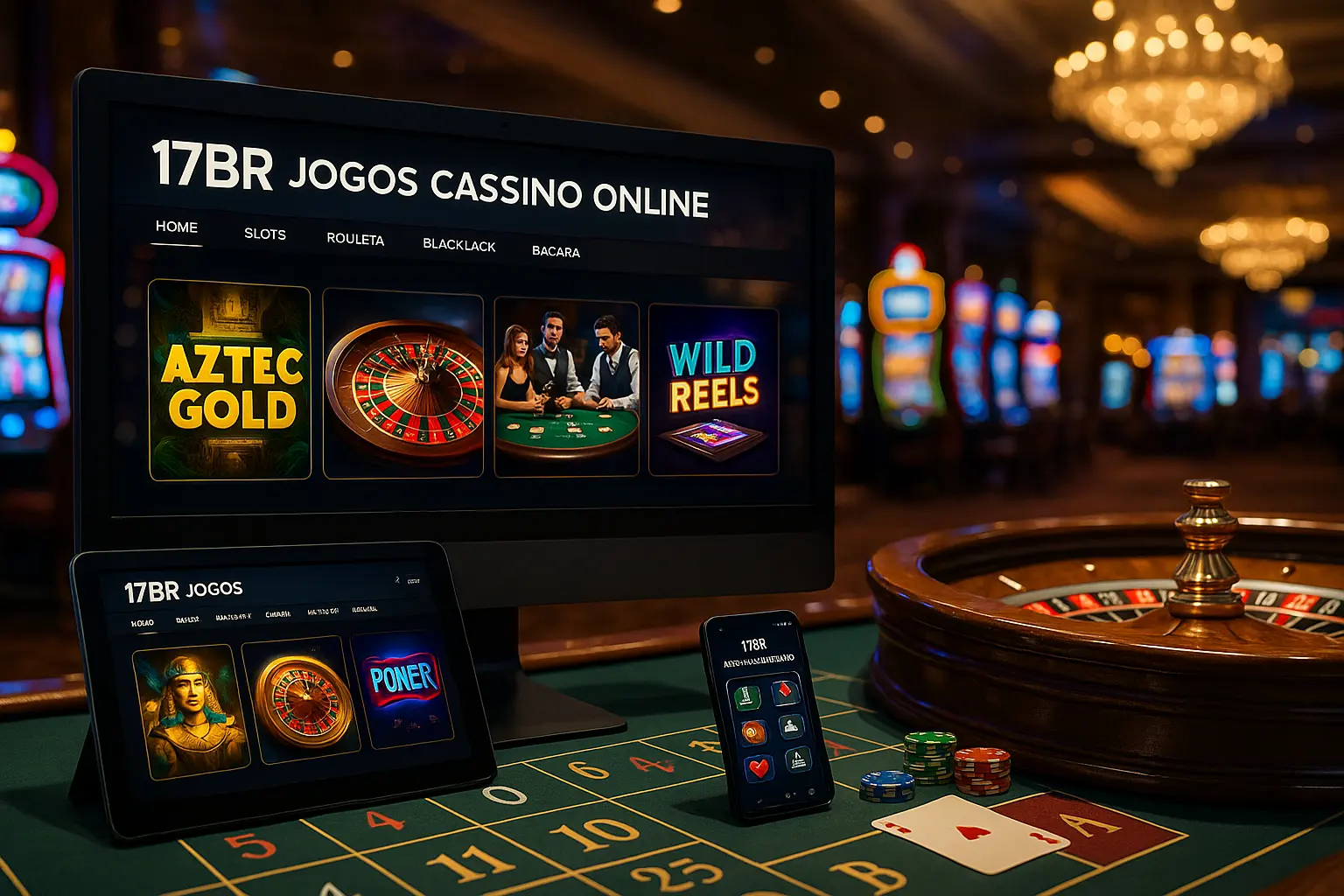Jogos de cassino online inovadores e emocionantes na 17BR
