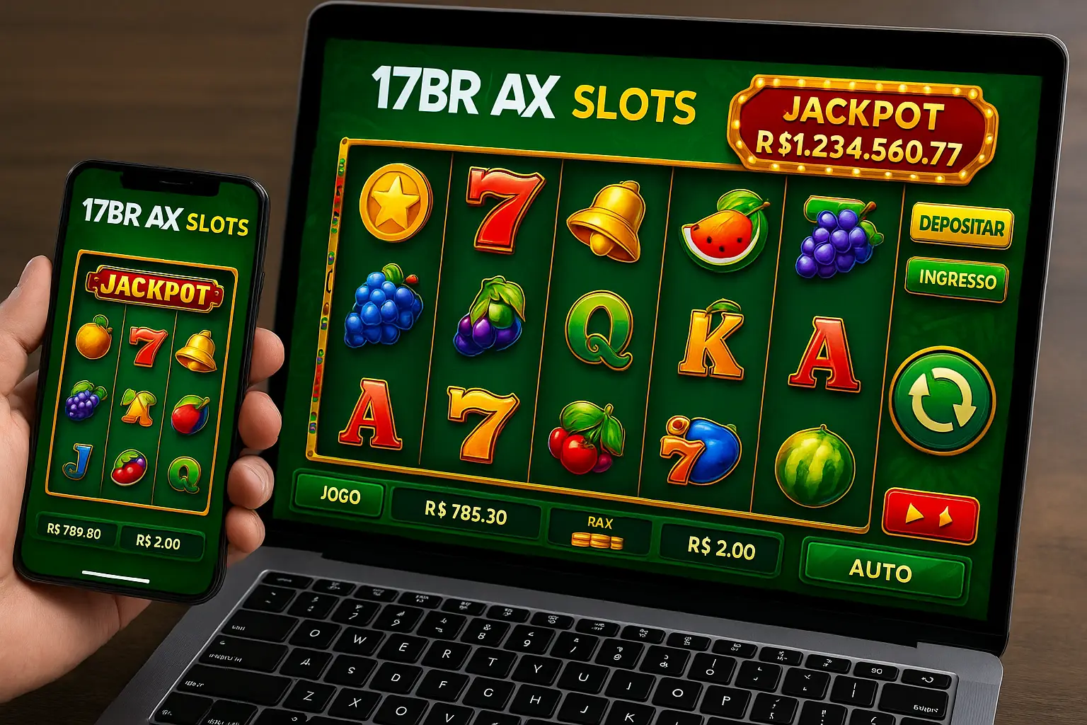 Explore o mundo das slot machines no 17BR Casino